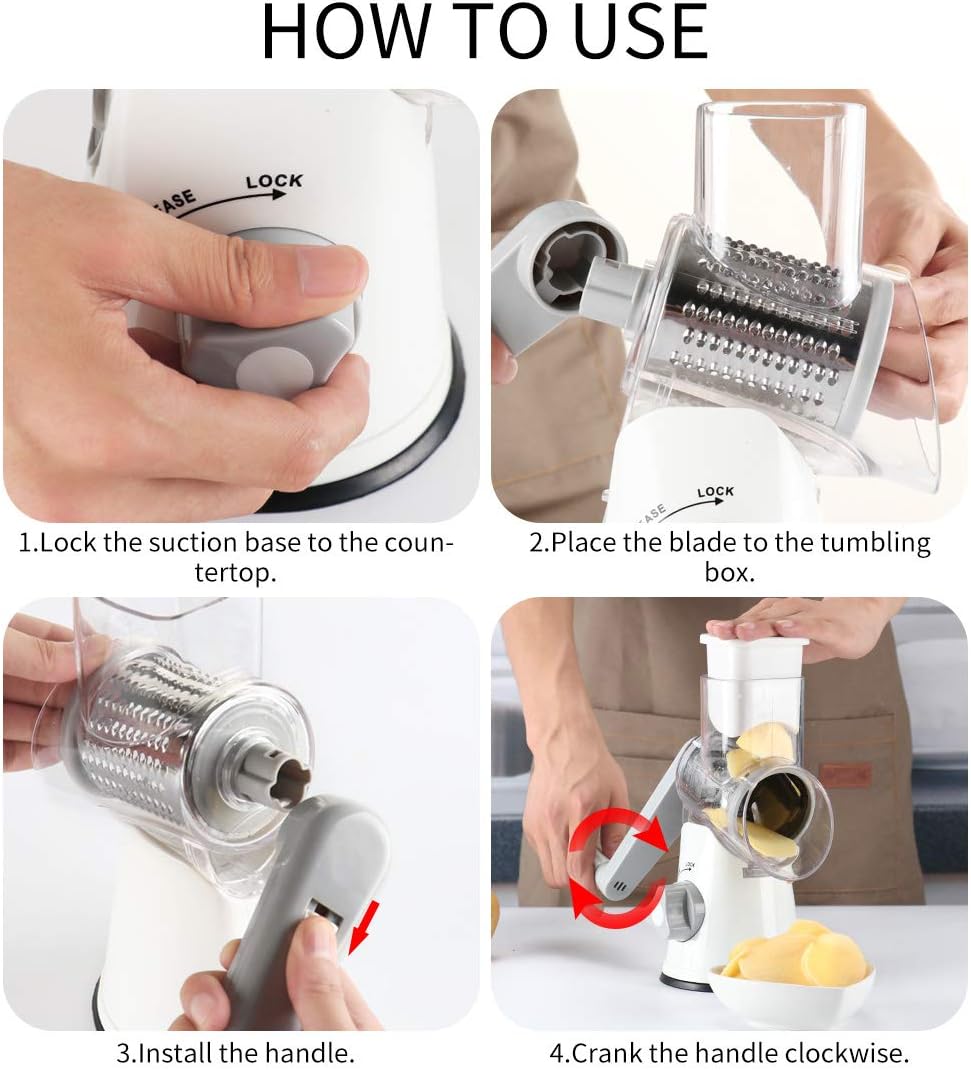 Premium Multi-Functional Manual Vegetable Cutter for Fast & Easy Food Prep