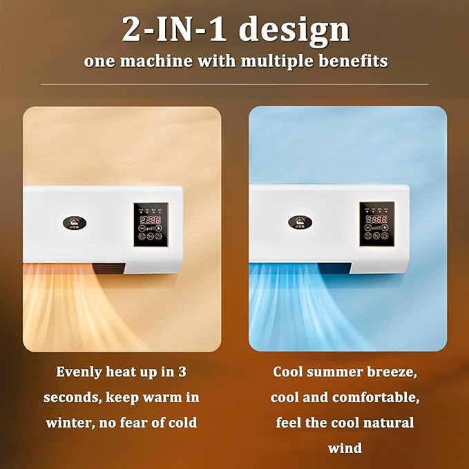 Portable Air Conditioner - 2025 New Wall-Mounted Wireless Mini Cooling AC