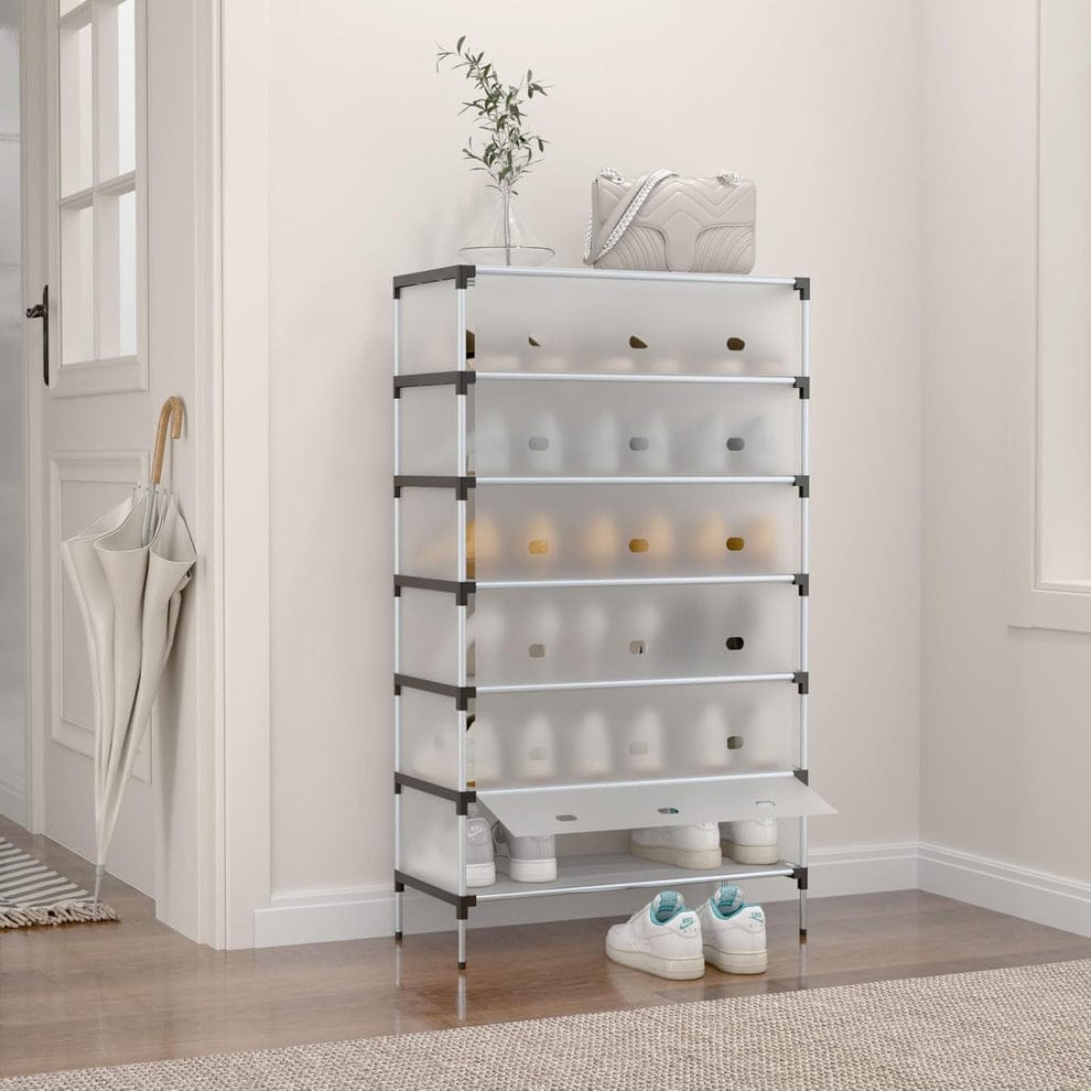 Dustproof Multi-Layer Shoe Rack Organizer with Fabric Cover