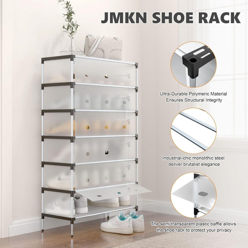 Dustproof Multi-Layer Shoe Rack Organizer with Fabric Cover