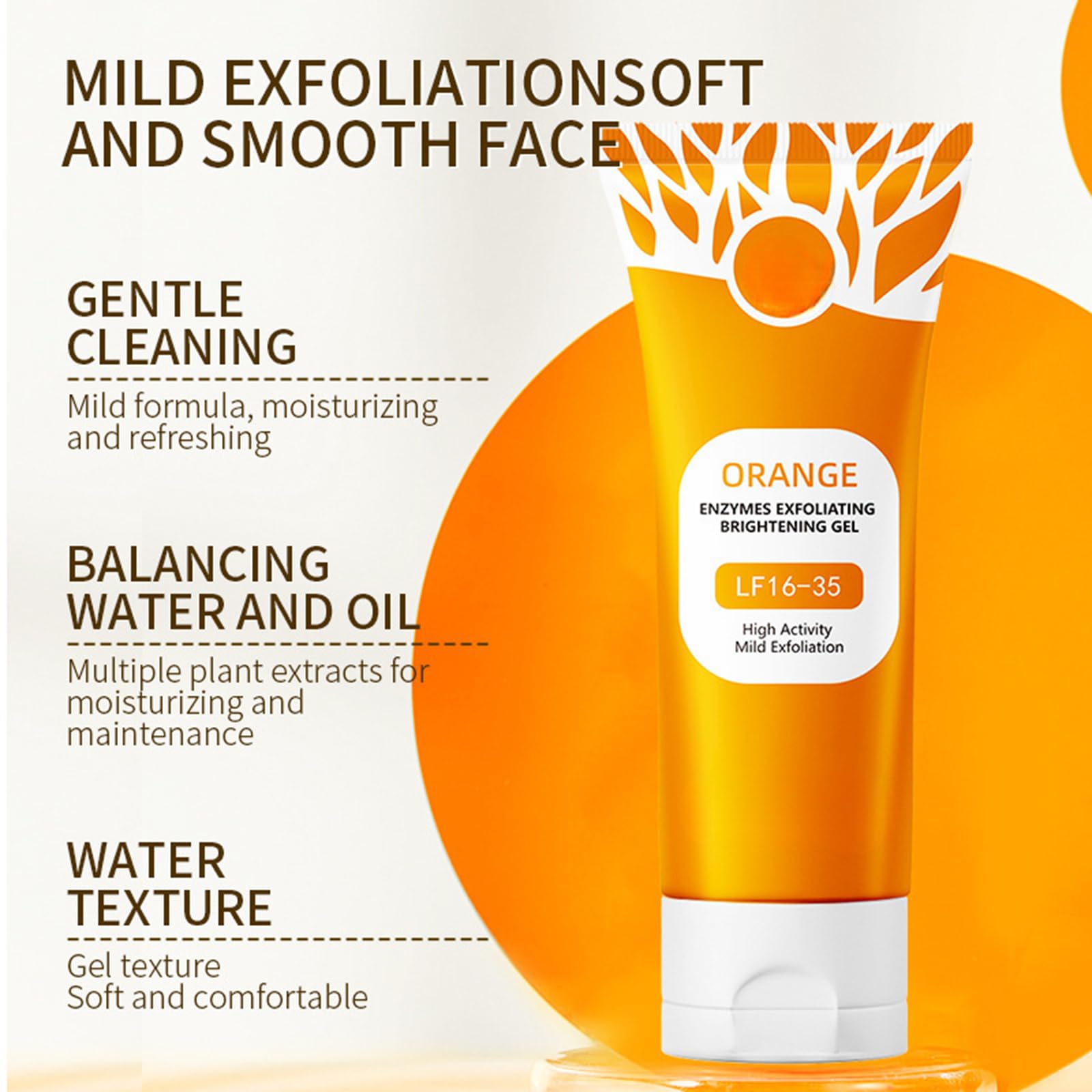 Deep Cleansing Orange Exfoliating Whitening Gel