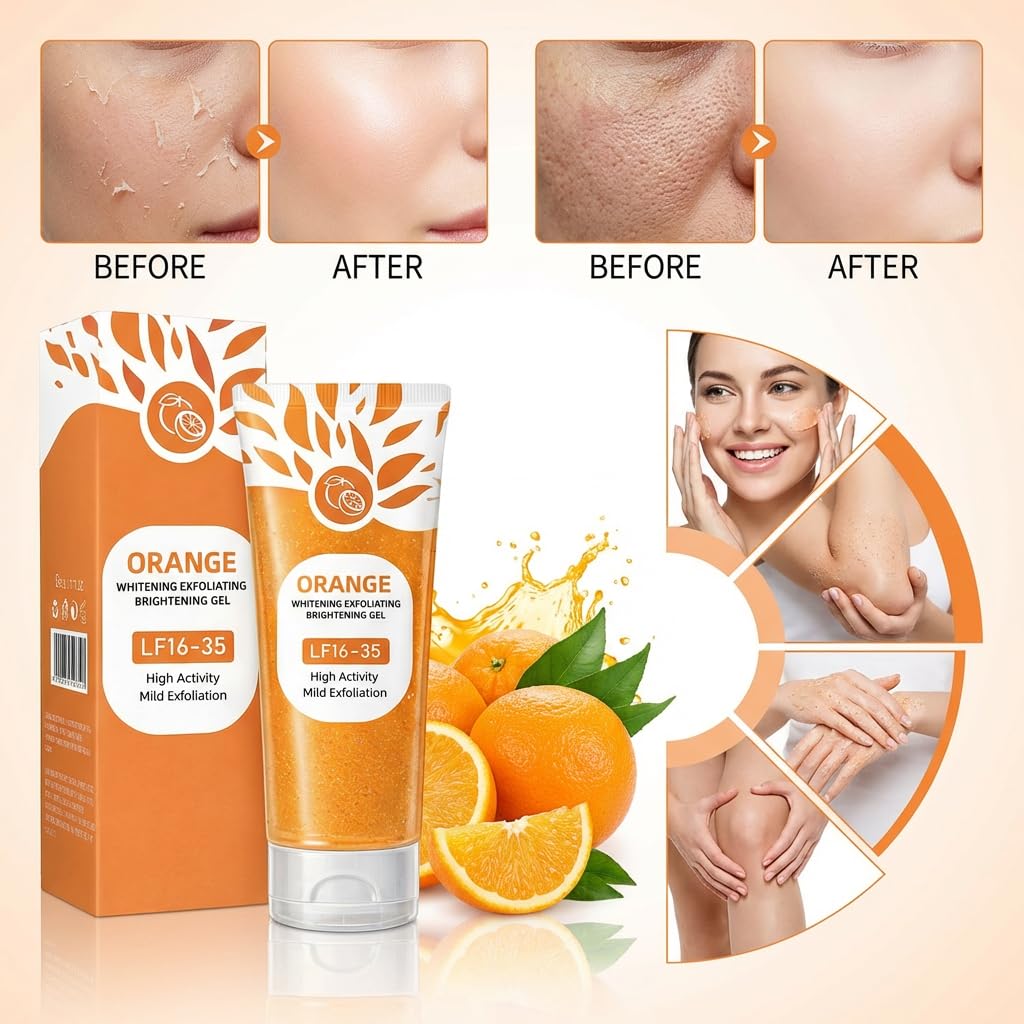 Deep Cleansing Orange Exfoliating Whitening Gel