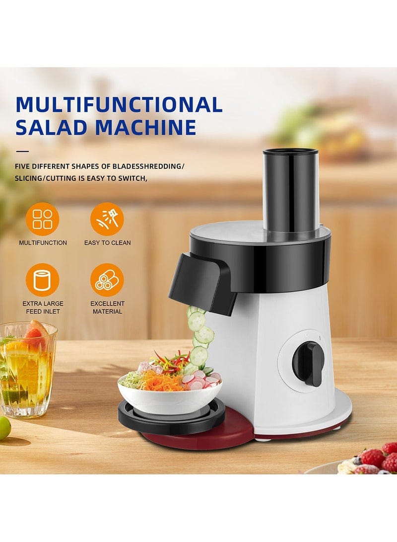 🥗6-in-1 Electric Vegetable Chopper & Salad Maker