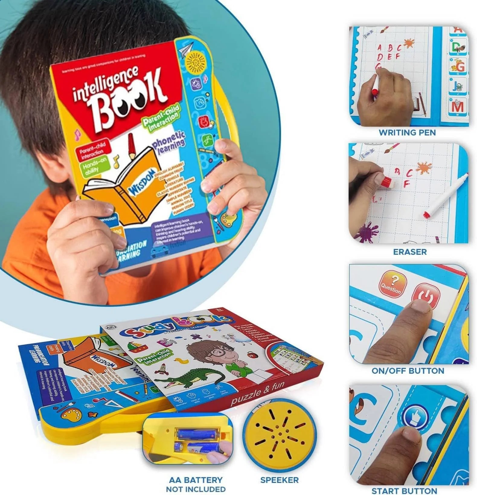 Intelligence Book with Music and Sound for Kids