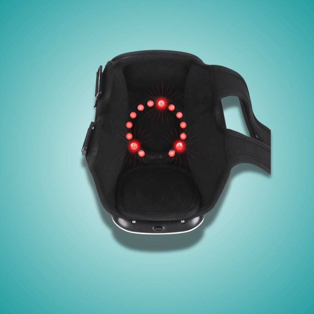3-in-1 Heated Knee Massager – Vibration & Red Light Therapy for Fast Knee Pain Relief