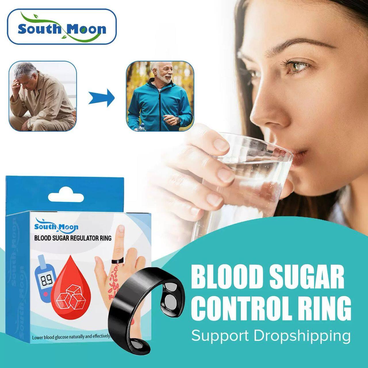 South Moon – Blood Sugar Regulator Ring (Original)
