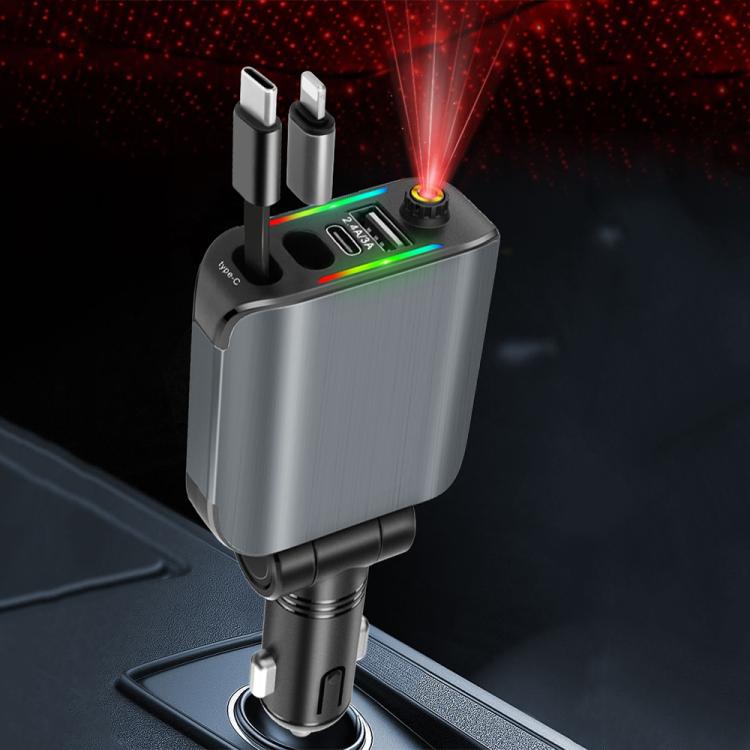 🚗 4-in-1 Car Fast Charger — Power Up Every Drive