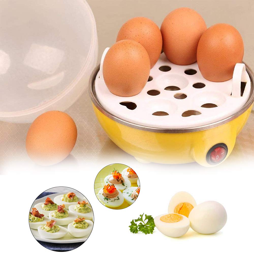 Electric Egg Poacher & Steamer – 7-Egg Capacity, Multi-Function Egg Boiler