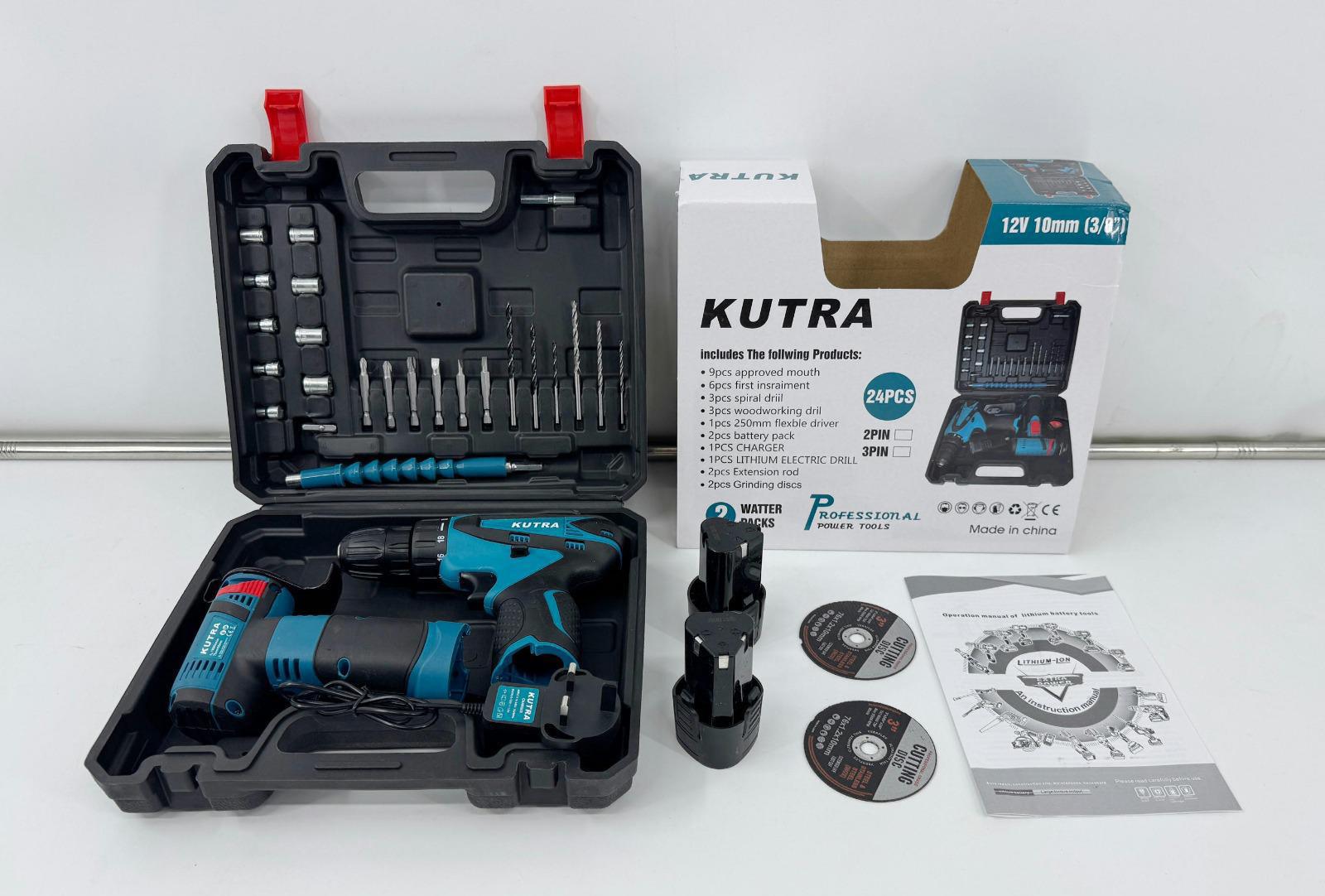 Kutra Drill with Cutter Combo Set – Heavy-Duty Multi-Purpose Power Tool Kit