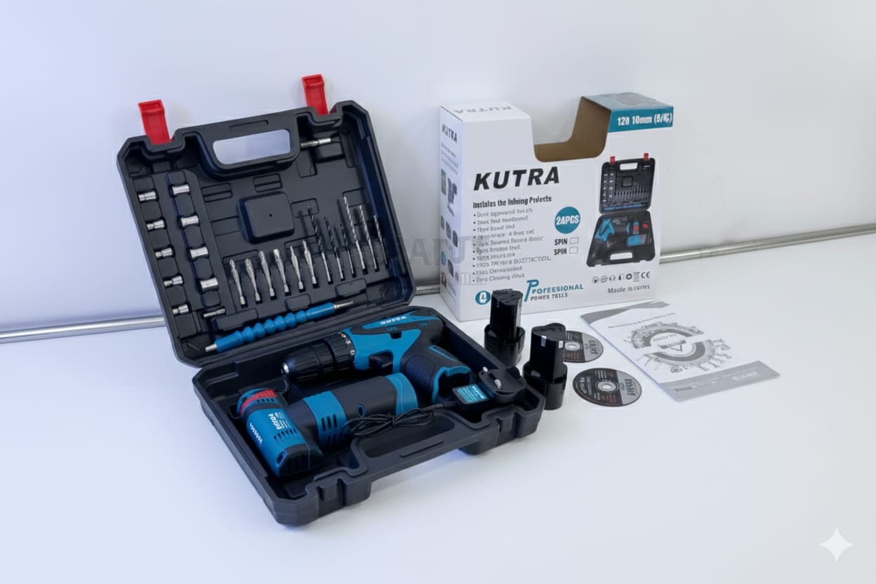 Kutra Drill with Cutter Combo Set – Heavy-Duty Multi-Purpose Power Tool Kit