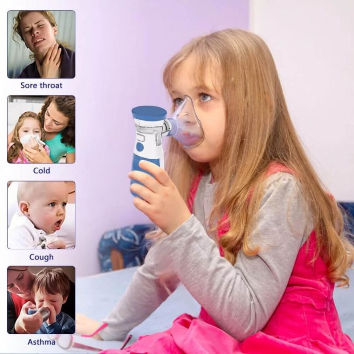 Portable Mesh Nebulizer – Handheld Ultrasonic Inhaler for Adults & Kids