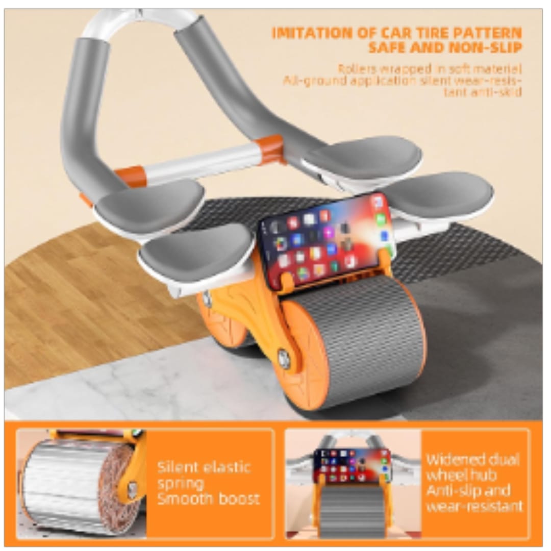 Smart Automatic Rebound Abdominal Wheel – Home Core Training Tool