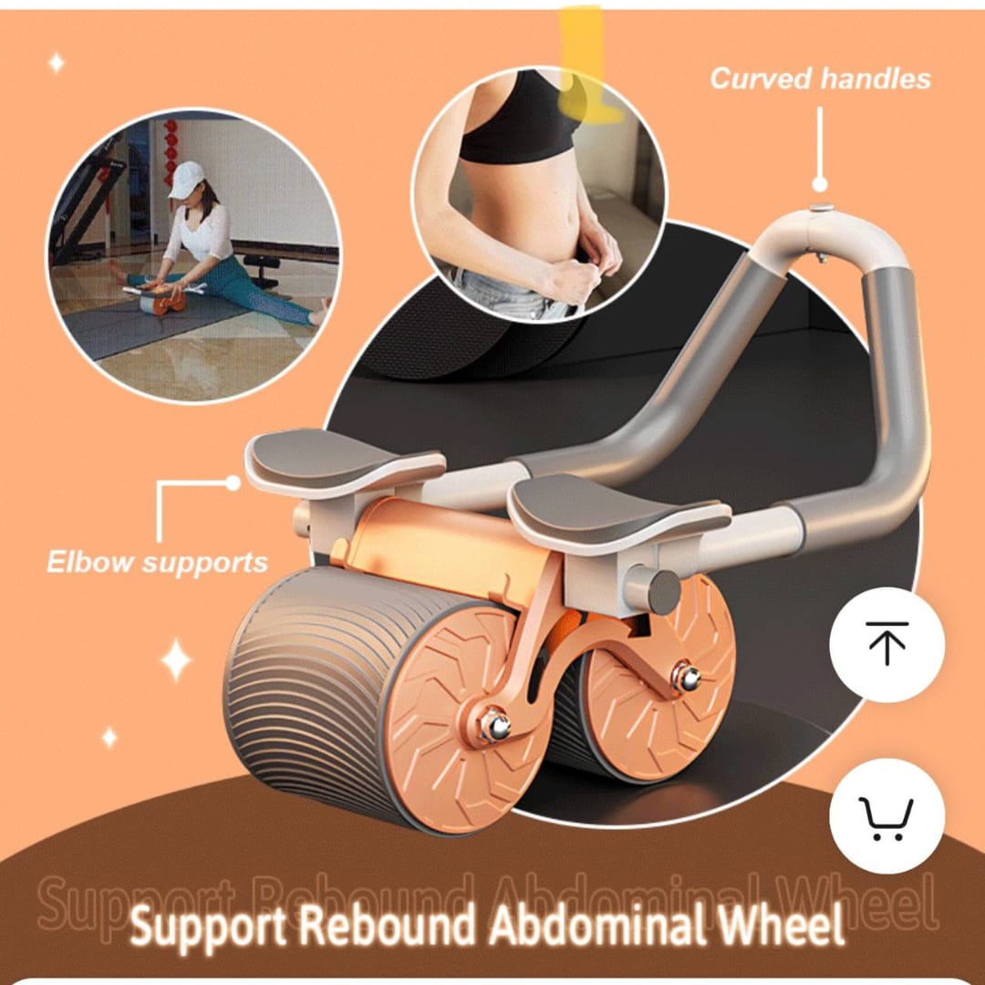 Smart Automatic Rebound Abdominal Wheel – Home Core Training Tool