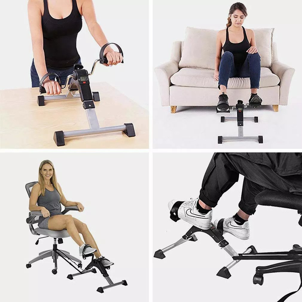 Portable Pedal Exercise Bike with Digital Display – Home Fitness Cycle
