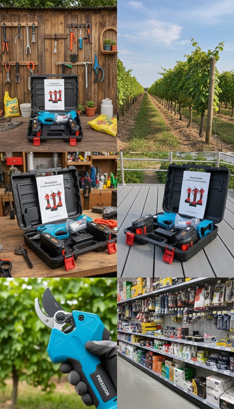 Lithium Cordless Electric Scissors – High-Performance Rechargeable Cutting Tool 48V 2 Battery's.