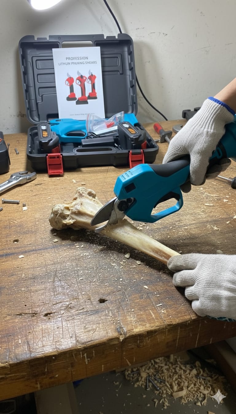 Lithium Cordless Electric Scissors – High-Performance Rechargeable Cutting Tool 48V 2 Battery's.