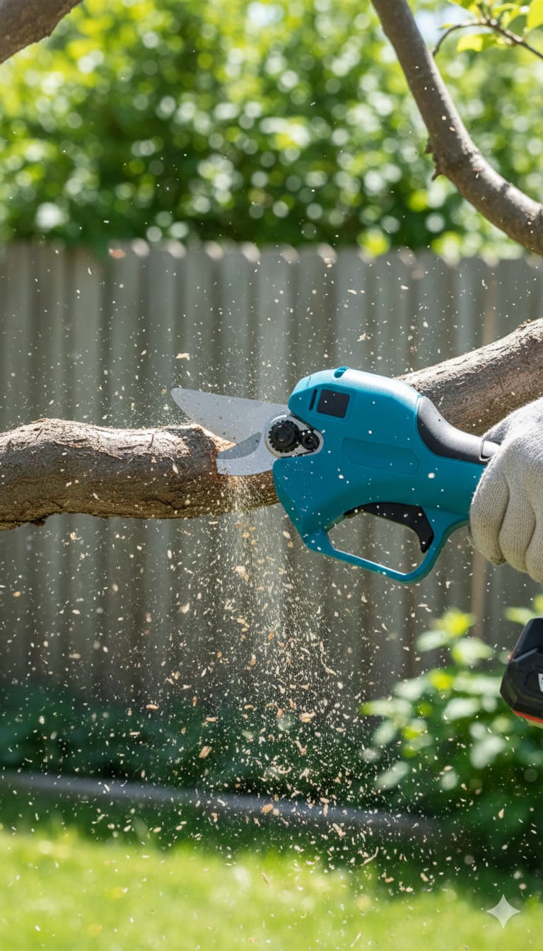 Lithium Cordless Electric Scissors – High-Performance Rechargeable Cutting Tool 48V 2 Battery's.