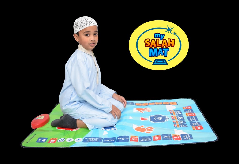 Educational Smart Prayer Mat for Kids - سجادة صلاة ذكية تعليمية للأطفال – سجادة سجدة تفاعلية مع إرشادات صوتية وتدريب على الصلاة