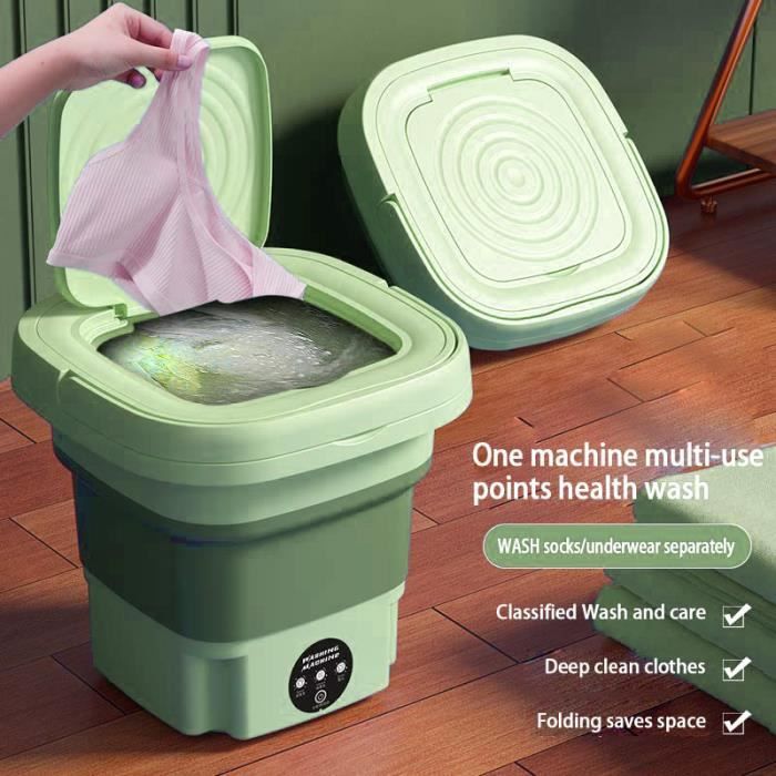 Portable Mini Foldable Washing Machine - 3 Wash Modes with Spin Dry | Space-Saving & Travel Friendly