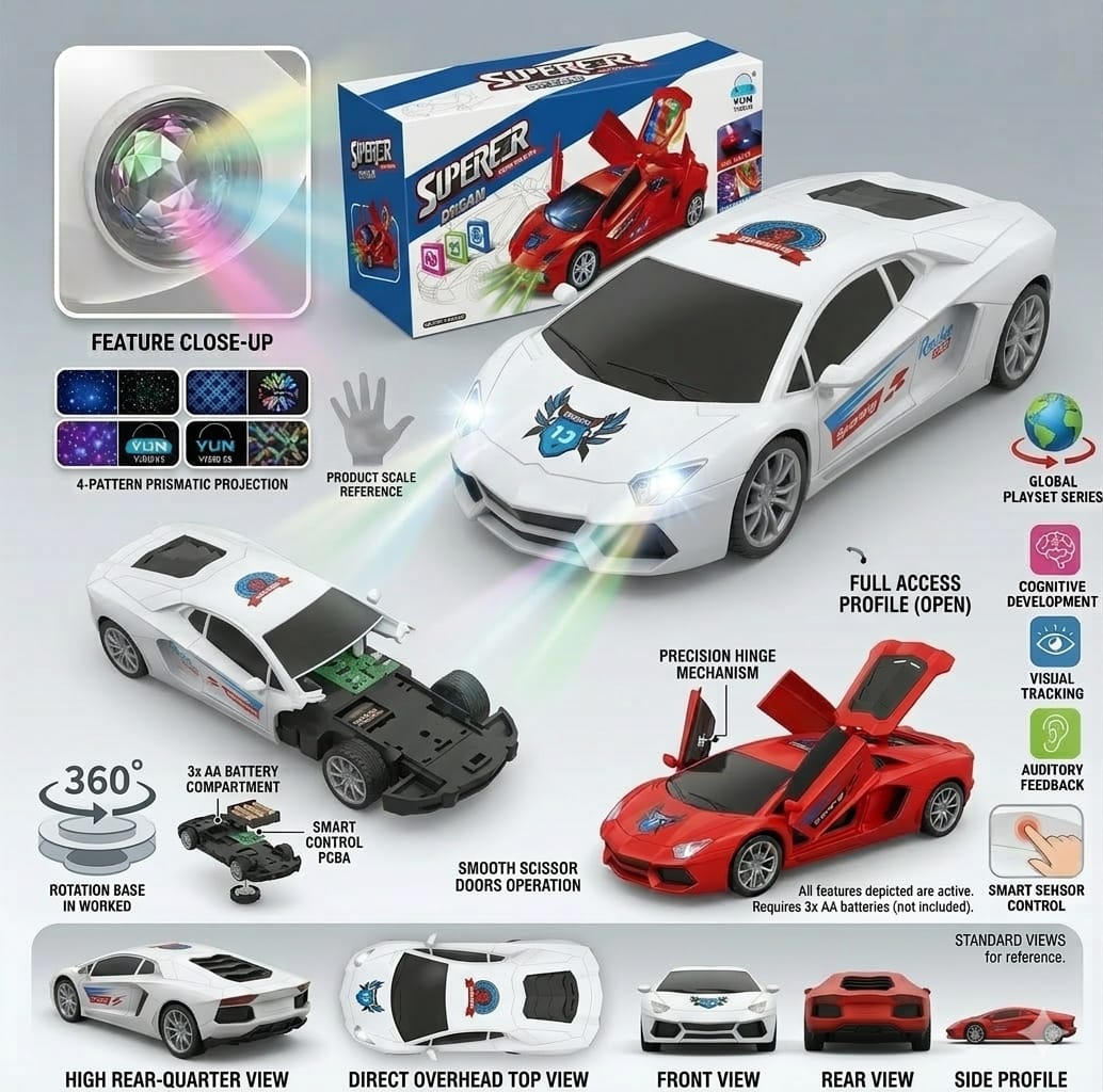 Remote Control Transforming Robot Car for Kids