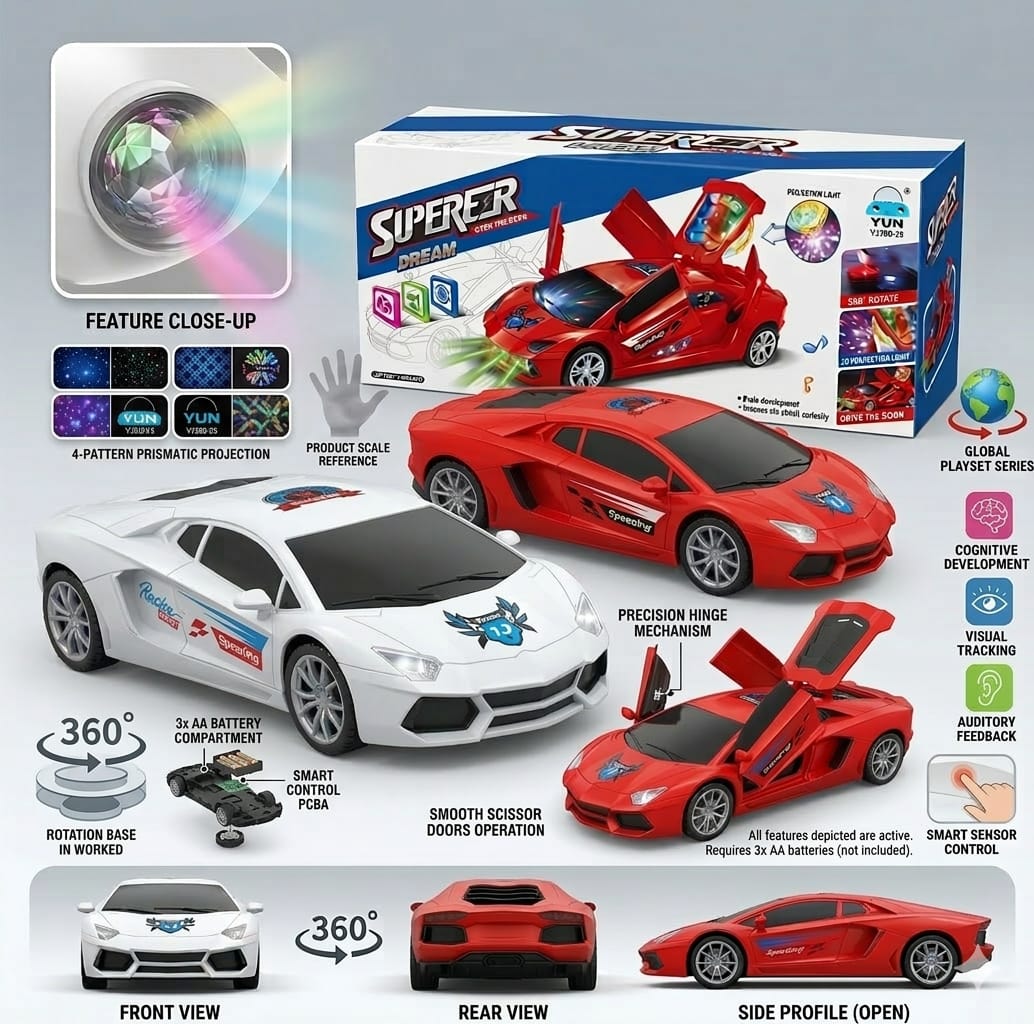 Remote Control Transforming Robot Car for Kids