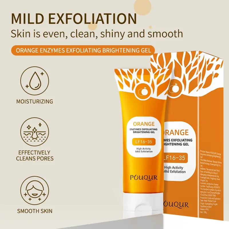 Deep Cleansing Orange Exfoliating Whitening Gel