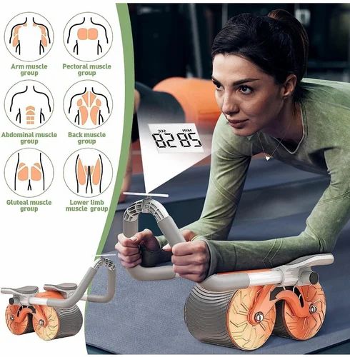 Smart Automatic Rebound Abdominal Wheel – Home Core Training Tool