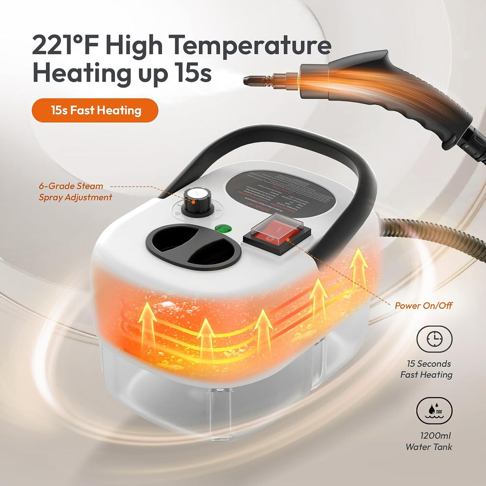 Deep Clean Anywhere with Our Powerful & Portable High Pressure Steamer